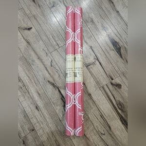 2 DOUBLE ROLLS YORK ASHFORD HOUSE Wallpaper pink geometric